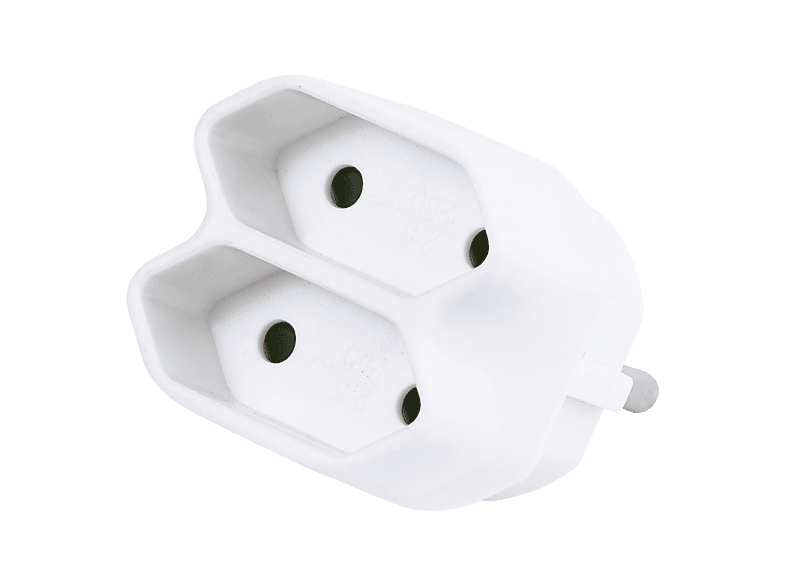 Vivanco 05270 Schuko-auf-2-Europäische-Steckdosen-Splitter