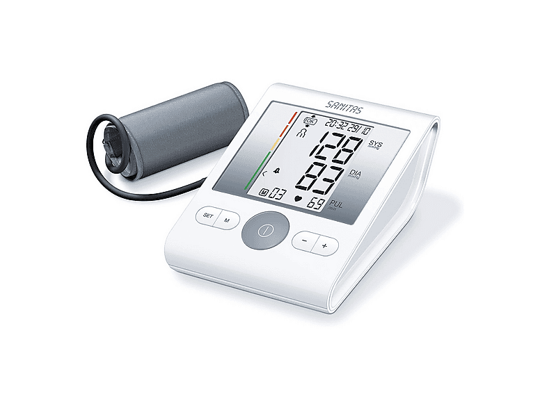 BEURER SBM 22 Misuratore di Pressione da Braccio, Display LCD XL, Rileva le Aritmie, Memoria per 4 Utenti x 30