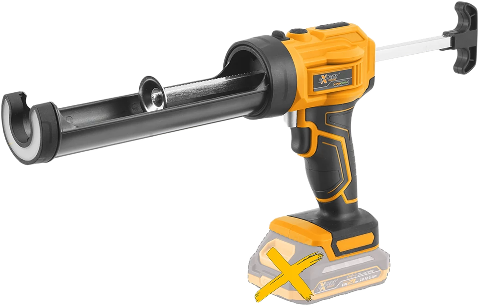 EXPERT UNICELL Akkumulátoros kinyomópisztoly, első LED világítással