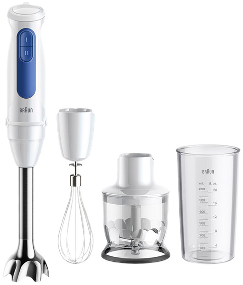 Braun Multiquick 3 Mq30202m Staafmixer Wit / Blauw