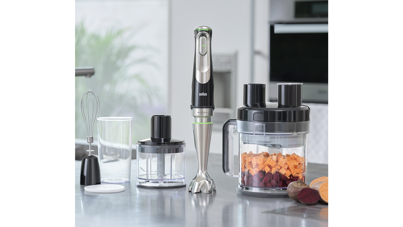 BRAUN MQ 9195XLI MultiQuick 9 Stabmixer (Premium schwarz