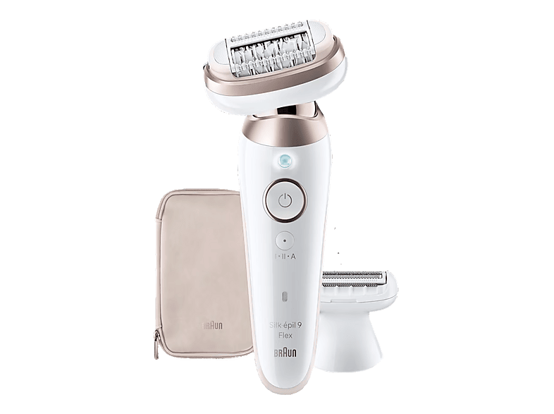 Braun Silk·épil 9 Flex, Epilierer mit 360° flexiblem Kopf für eine einfache Haarentfernung, Nass & Trocken, Rasier- und Trimmeraufsatz