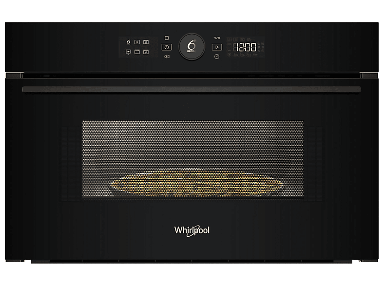 Kuchenka mikrofalowa WHIRLPOOL WMD54MB 1000W średnica 32.5 cm pojemność 31L Szósty zmysł Jet Defrost Czarny