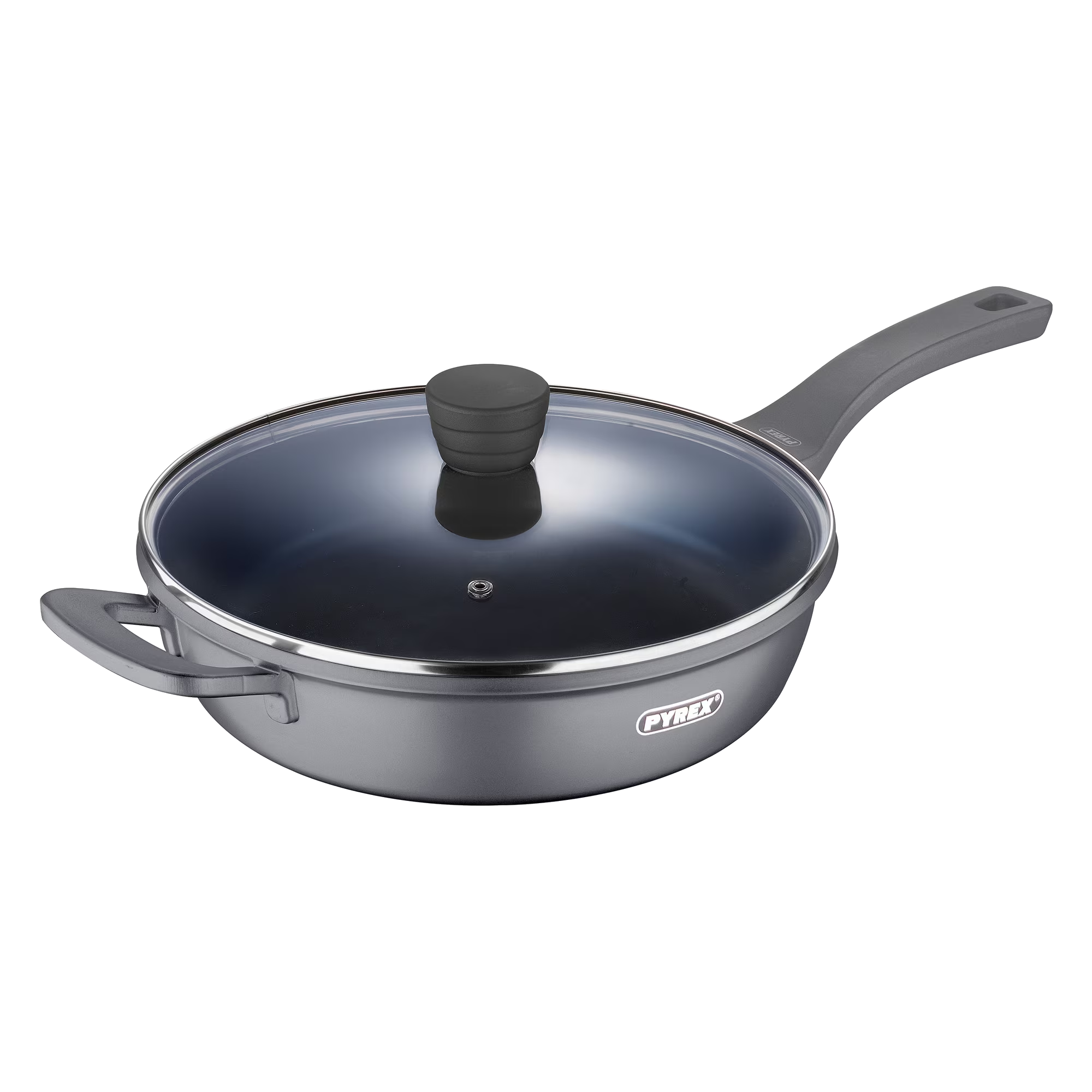 BERGNER PY-3318 Alacsony lábas fedővel, 28 cm