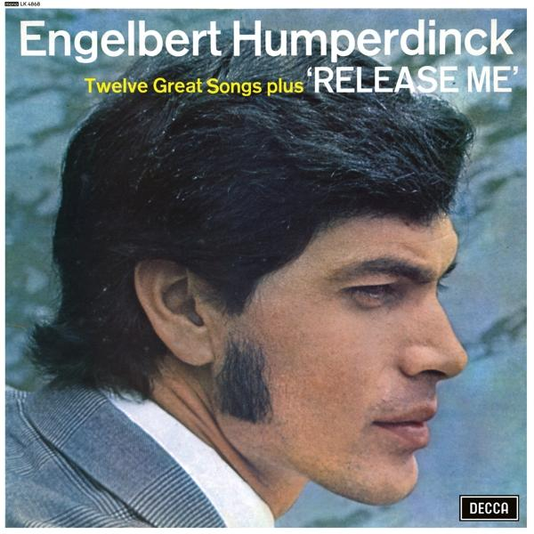 Engelbert Humperdinck a 'Release Me' album borítóján.