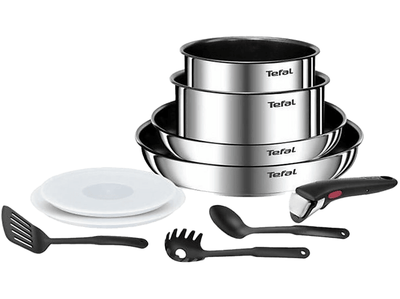 Tefal Ingenio Emotion Batterie de Cuisine Poêle 26cm, Casserole 18cm et Accessoires