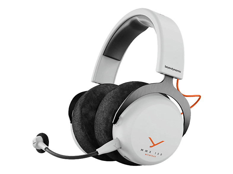 BEYERDYNAMIC MMX 150 Wireless, Over-ear Gaming-Headset Bluetooth Arctic White