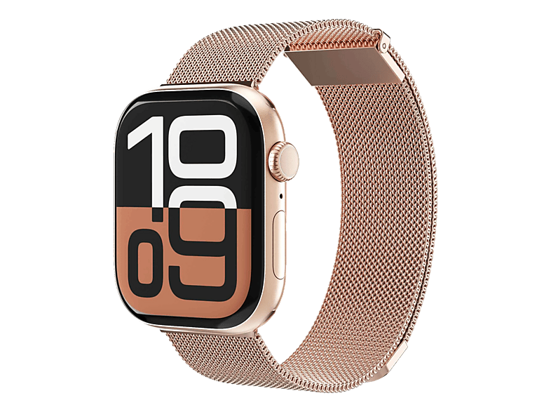 VONMÄHLEN Milanese Loop 2 (Watch 44/45/46/49 mm), Armband, Apple, Rosegold