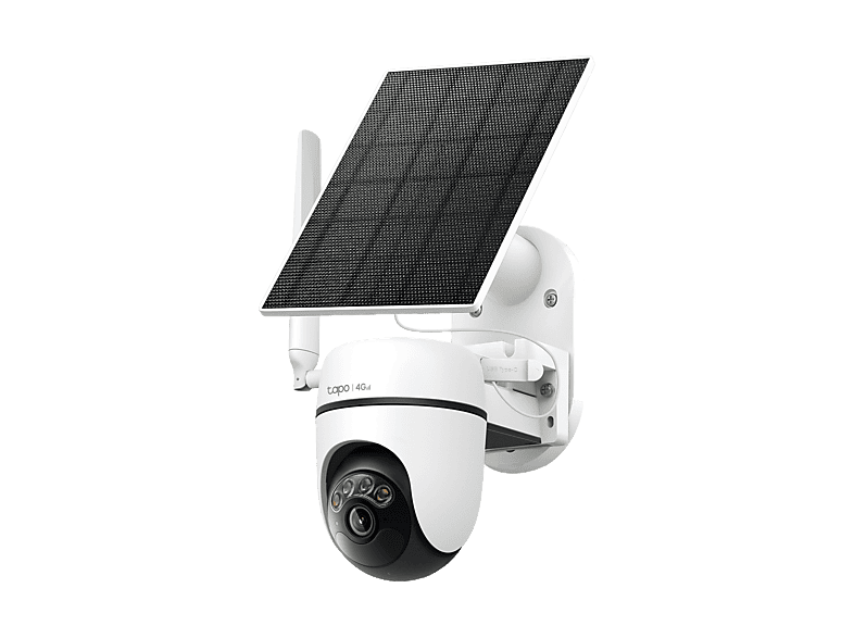 Cámara de vigilancia IP - TP-Link Tapo C615G Kit, DCI 2K, 3MP, Función visión nocturna a Color, Rotación 360º, Exterior, Blanco