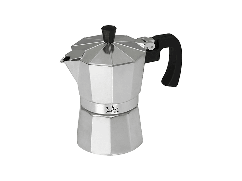 Cafetera Espresso Italiana Scanpart - 3 Tazas, Aluminio, Válvula De Seguridad