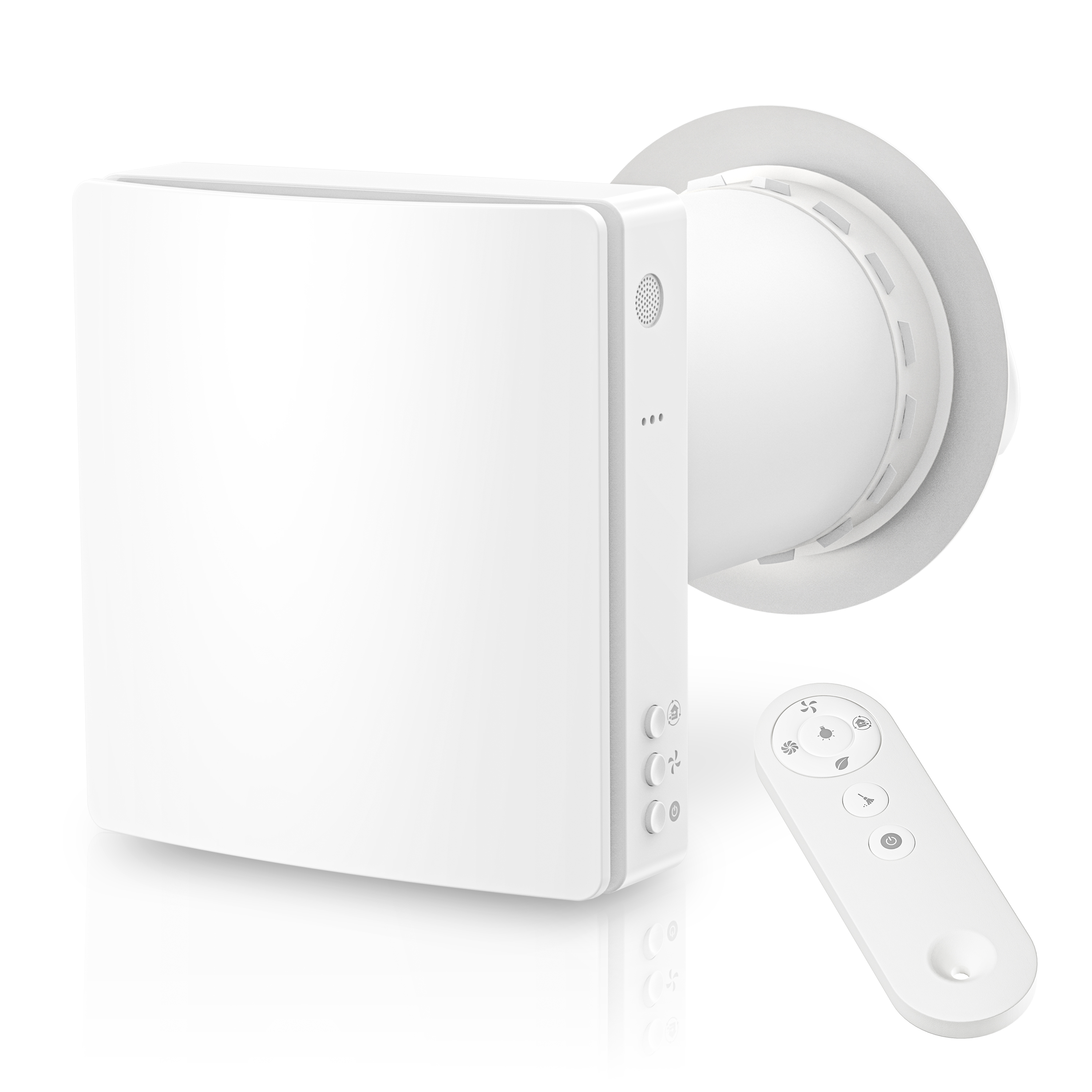 HOLTOP/AIRWOODS AV-TTW5-W hővisszanyerős szellőztető, SH7IE páraérzékelővel, automata zsalu, WiFi, hangcsillapító