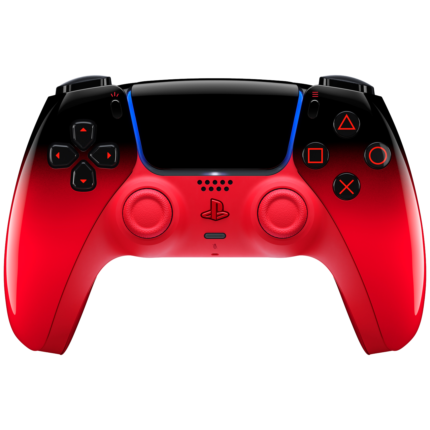 Sony Dualsense Draadloze Controller ' Techno Red Controller Playstation 5 Rood
