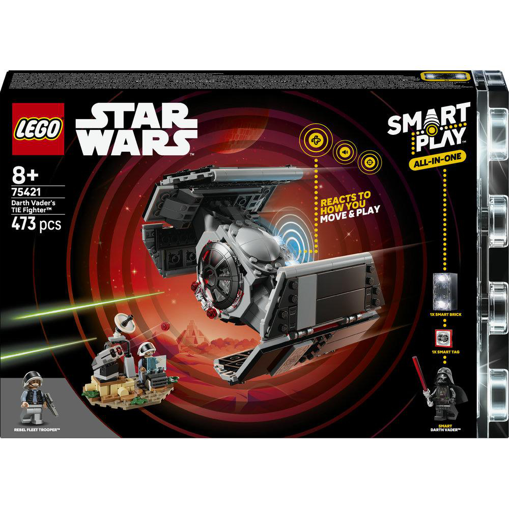 LEGO Star Wars Darth Vader TIE Fighter Set mit Figuren und Spielmechanismen.