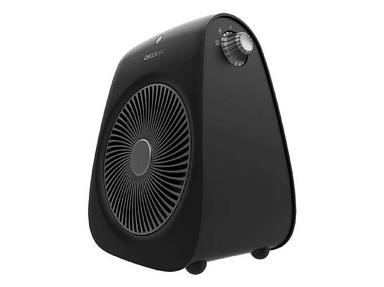 Calefactor - Cecotec ReadyWarm Force, 2000 W, 2 niveles de potencia, Termostato regulable, Protección sobrecalentamiento, Silencioso, Negro