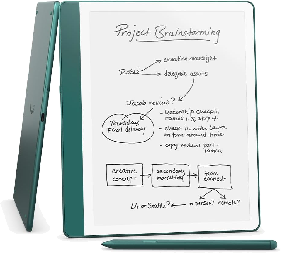KINDLE Scribe 2024 10,2" 64GB Wifi Zöld e-Book olvasó + Toll (reklám mentes)