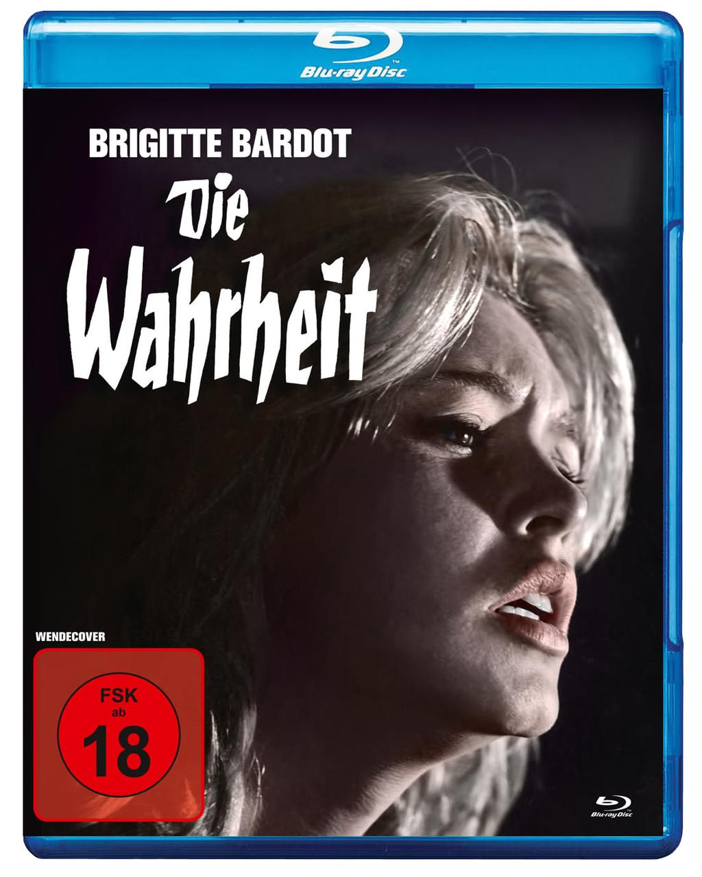 Blu-ray Cover mit Brigitte Bardot und dem Titel "Die Wahrheit".