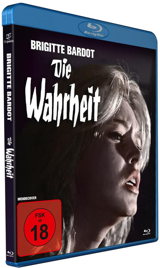 Blu-ray-Hülle von 'Die Wahrheit' mit Brigitte Bardot und FSK 18 Siegel.