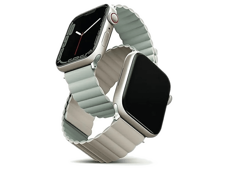 Pasek UNIQ Revix do Apple Watch 38/40/41mm Zielono-beżowy