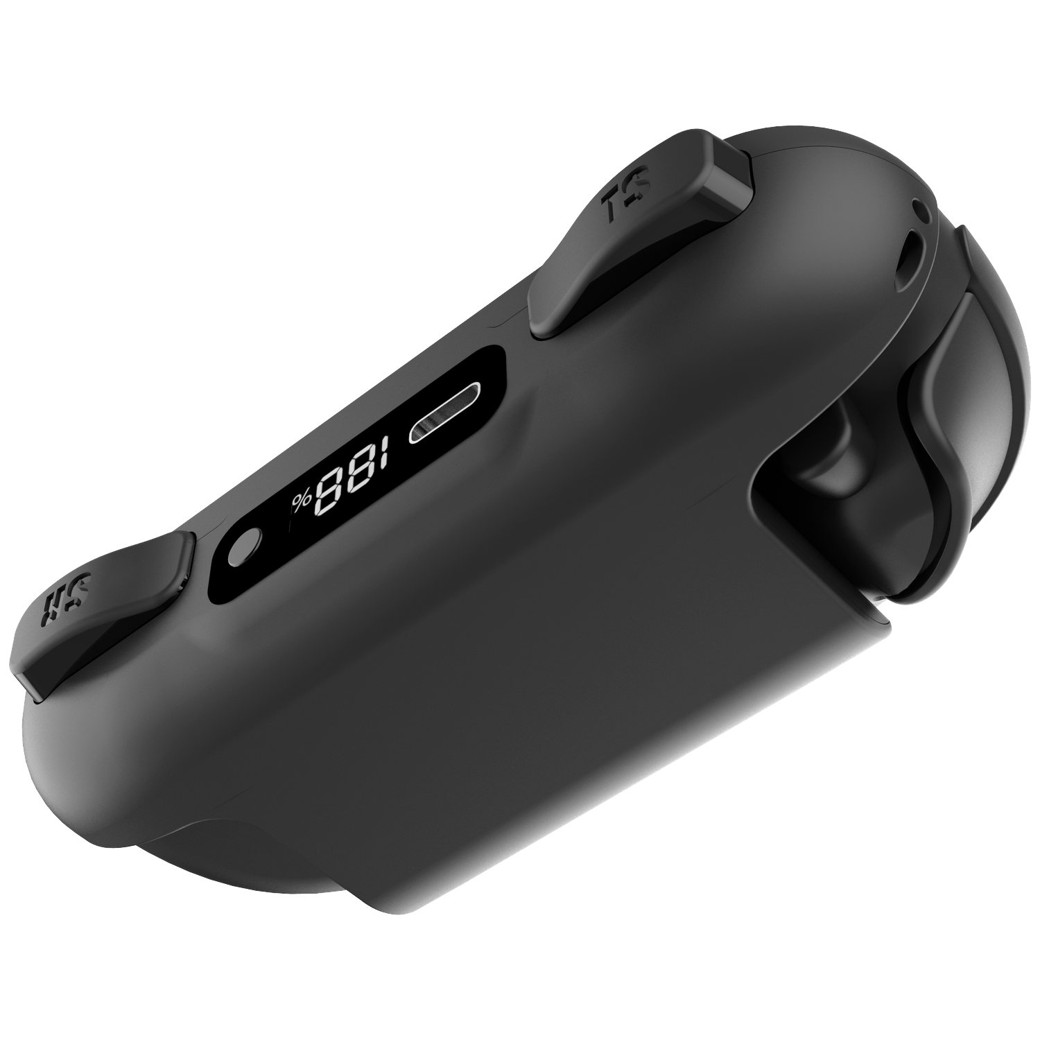 Black controller with digital display showing 88% and a battery bar.