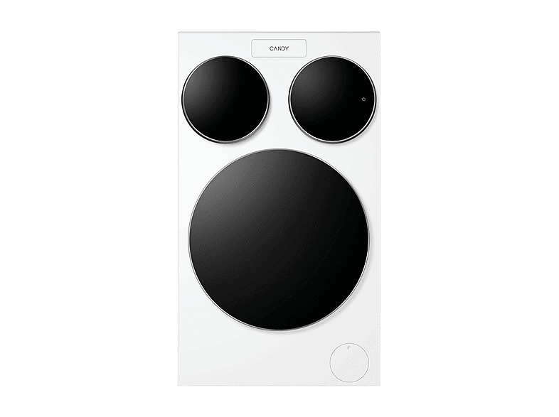 CANDY MULTIWASH MQD 410CBL9-11 LAVATRICE, Caricamento frontale, 10 kg, 3 oblò, 14 programmi, Profondità 59,5 cm, Bianco, Nero, livello rumorosità centrifuga 68 dB(A), Classe A