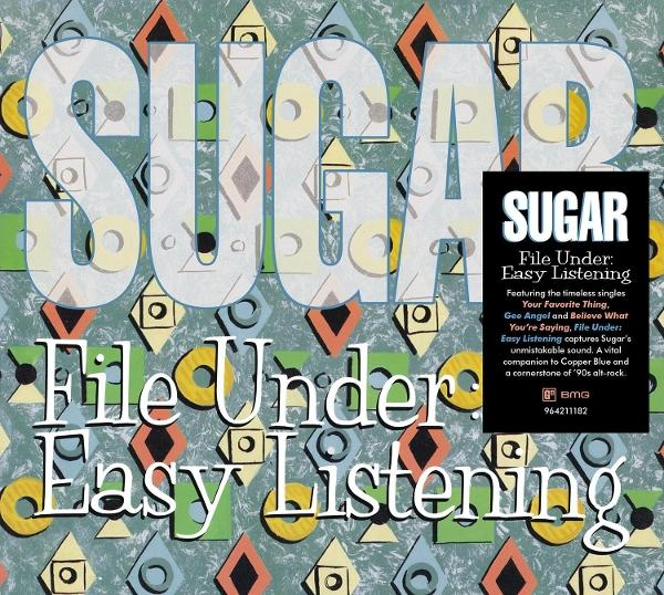 Albumcover mit dem Titel SUGAR, File Under: Easy Listening, geometrische Muster.