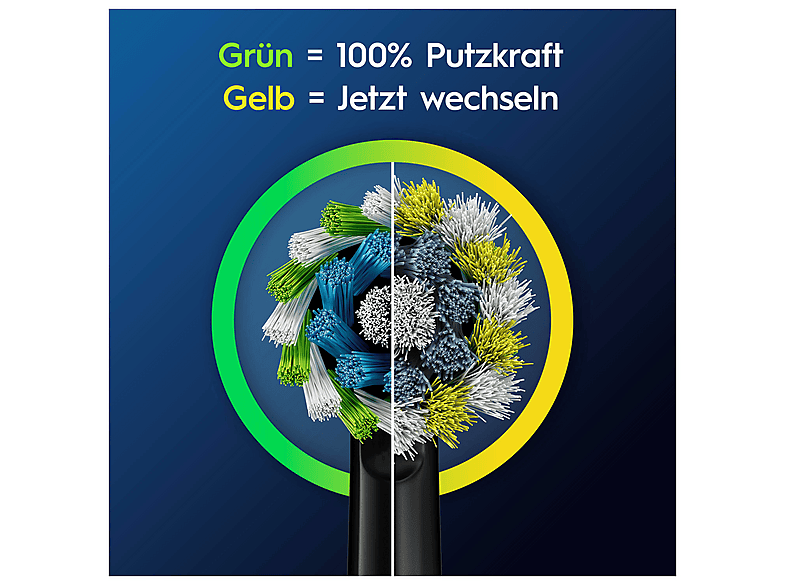 Oral-B Pro CrossAction 4er Aufsteckbürsten, Schwarz — Foto 2 von 5