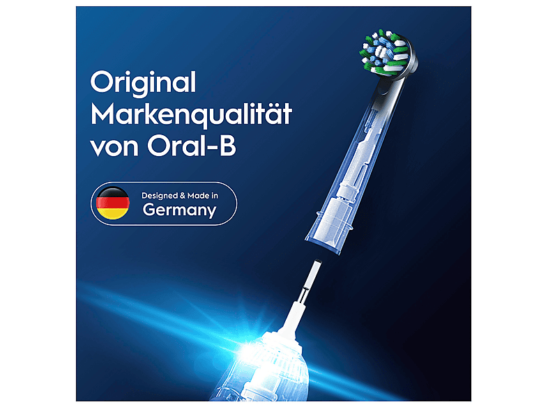 Oral-B Pro CrossAction 4er Aufsteckbürsten, Schwarz — Foto 3 von 5
