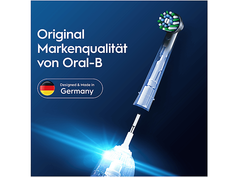 Oral-B Pro CrossAction 4er Aufsteckbürsten, Schwarz — Foto 5 von 5