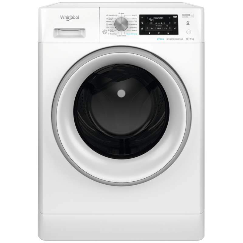 Whirlpool FFWDD 1076258 SV EE Lave-linge séchant