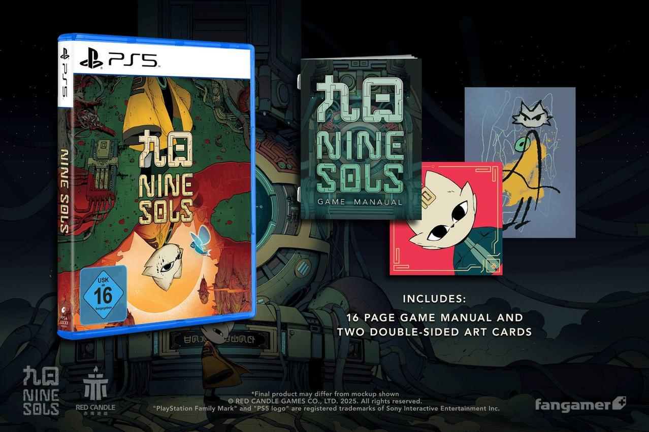 PS5-Spiel "Nine Souls" mit Handbuch und Art Cards. USK 16.