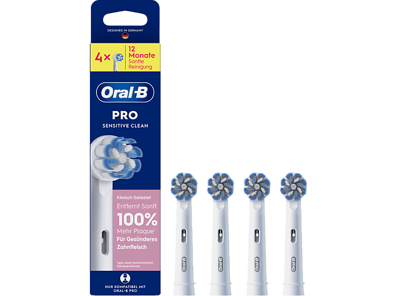 Oral-B Pro Sensitive Clean 4er Aufsteckbürsten