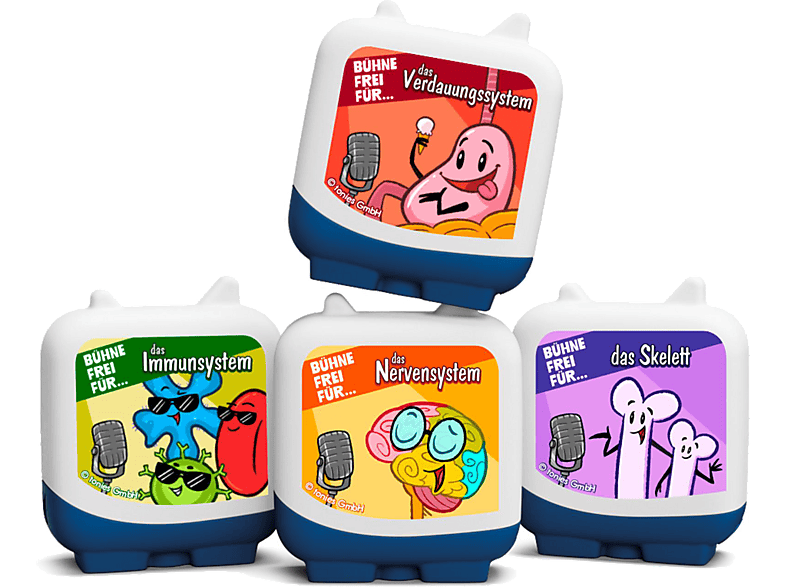 tonies Clever Tonie 4er Set - Bühne frei für... Hörfigur, Mehrfarbig