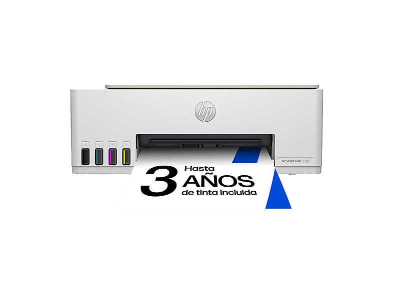 HP Smart Tank 5107, Color, Con depósito de recargable, Wi-Fi, Blanco