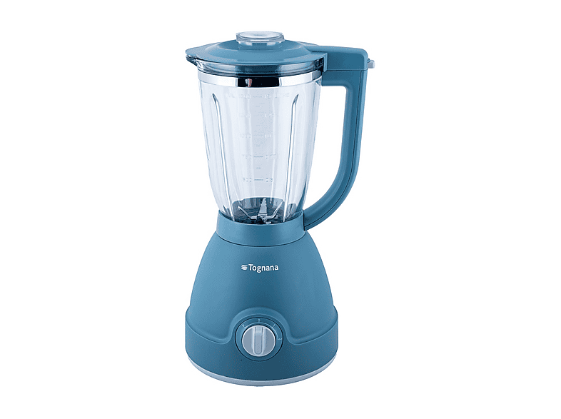 Frullatore TOGNANA IRIDEA, 1,5 L, 1000W, 6 lame tritaghiaccio, 2 velocità di funzionamento + PULSE, piedini antiscivolo, Carta da zucchero