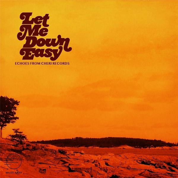 Albumcover: „Let Me Down Easy“ mit orangefarbenem Himmel und felsiger Küste.