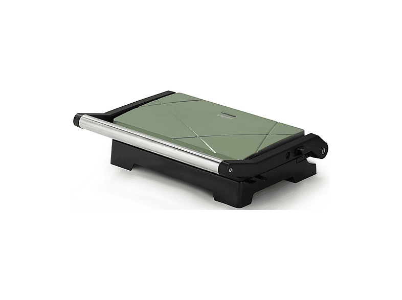 immagine di Tognana tostiera elettrica Iridea D2DTN02IRVEA 1000W piastre antiaderenti 23x14,5 cm apertura 180° e 105° verde salvia