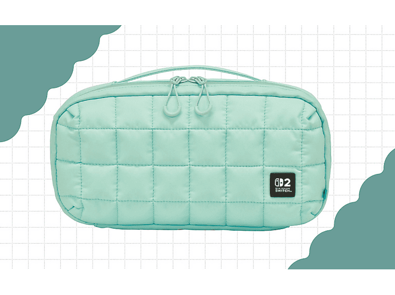 Thumbnail - HORI Gesteppte Tasche für Nintendo Switch 2, Cozy Green