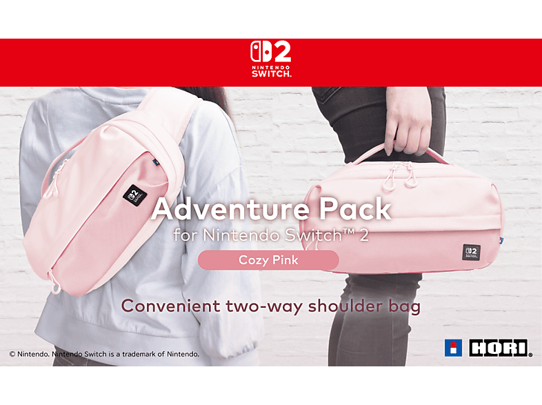 Thumbnail - HORI Adventure Pack Tasche für Nintendo Switch 2, Cozy Pink