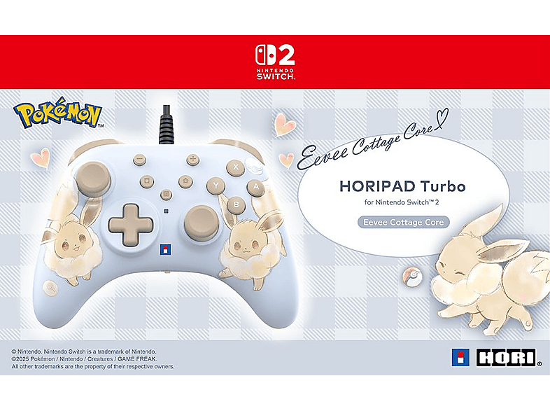 Thumbnail - HORI Evoli Cottage Core, Controller für Nintendo Switch 2, Mehrfarbig