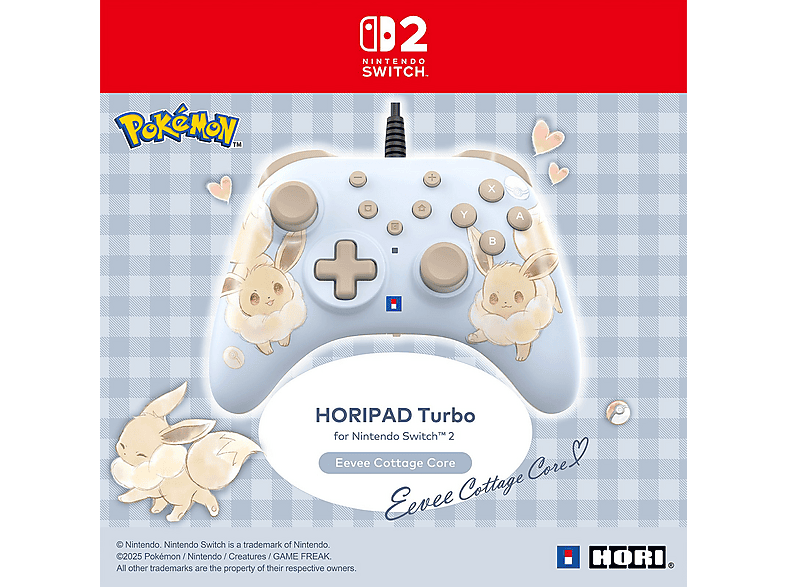 Thumbnail - HORI Evoli Cottage Core, Controller für Nintendo Switch 2, Mehrfarbig