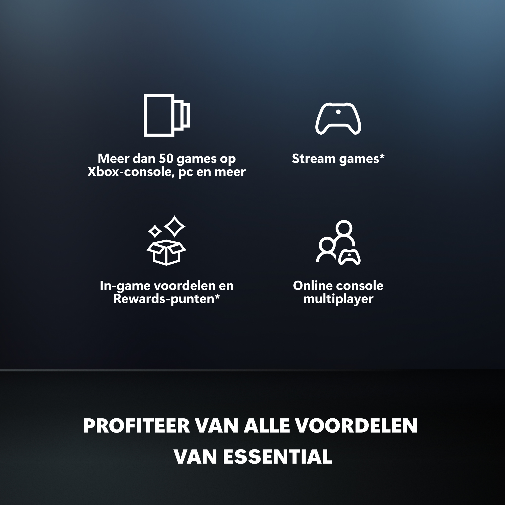 Over 50 games, in-game perks, online multiplayer & more.