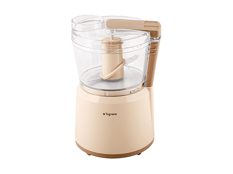 Tritatutto TOGNANA IRIDEA, 0,75 L, 300W, 2 lame in acciaio inox, velocità di funzionamento, smontabile, Champagne