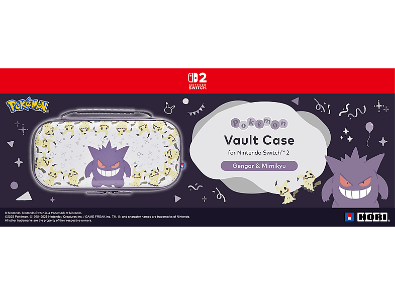 Thumbnail - HORI NSX-095E PREMIUM ETUI FÜR SWITCH 2 - GENGAR & MIMI Tasche, Mehrfarbig