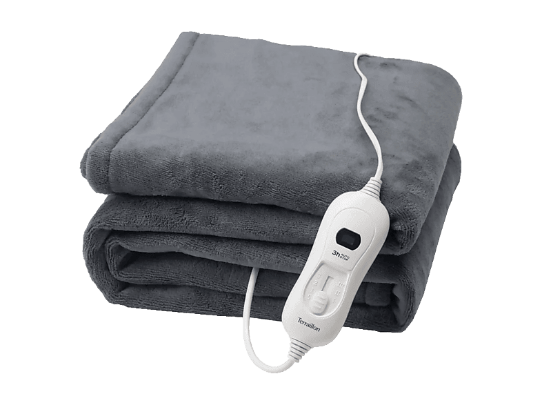 Terraillon 15551 Couverture chauffante gris foncé