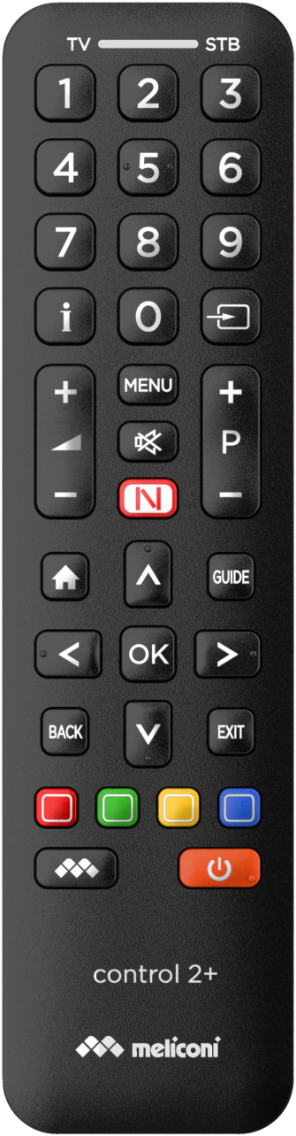 MELICONI Control 2+ univerzális távirányító, 2 az 1-ben (808038)