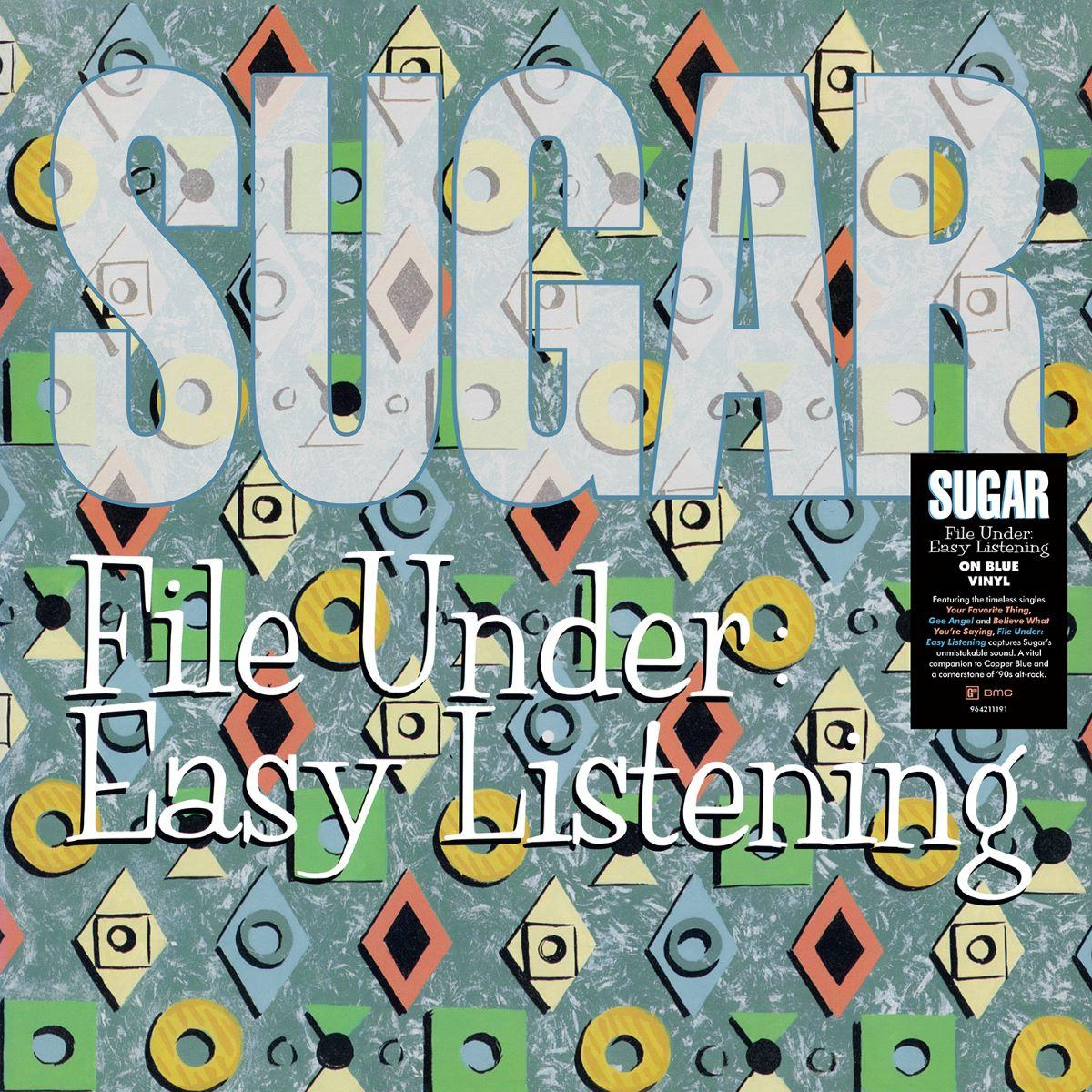 Albumcover: SUGAR, File Under: Easy Listening, mit geometrischem Muster.