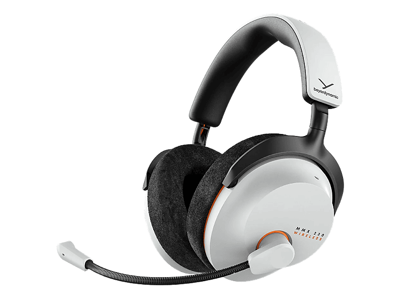 BEYERDYNAMIC MMX 230 Wireless, Over-ear Gaming-Headset Bluetooth Arctic White