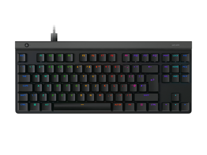 LOGITECH G515 TKL vezetékes alacsony profilú billentyűzet, RGB, Magyar kiosztás, fekete (920-014131)
