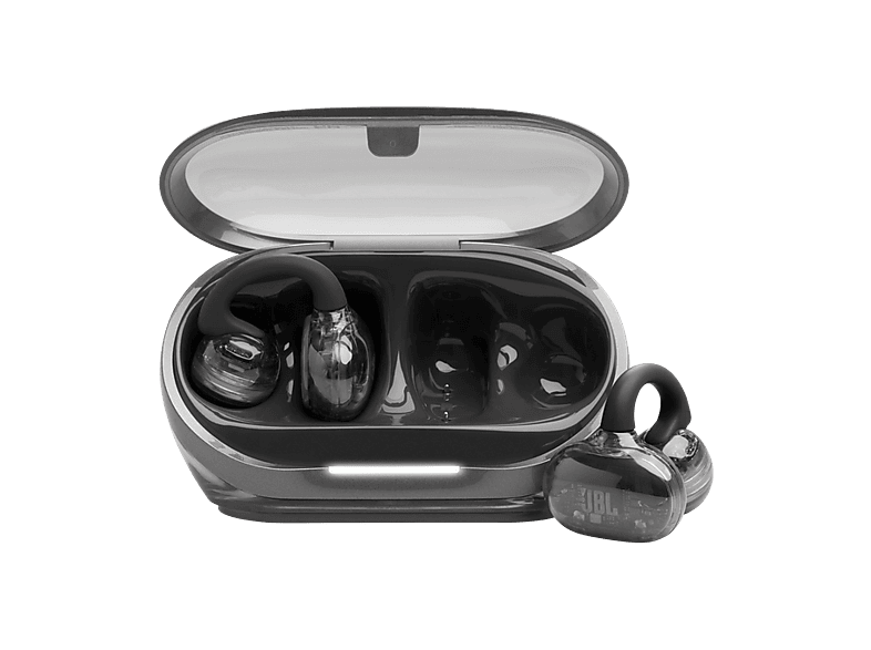 Auriculares True Wireless - JBL Soundgear Clips, 32h Autonomía, 4 Micrófonos, IP54, Conexión Multipunto y Emparejamiento Rápido, Negro