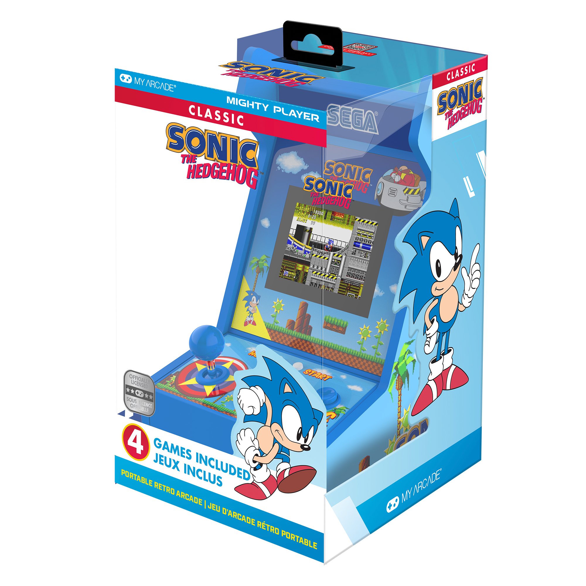 MYARCADE Sonic The Hedgehog 28 cm Retro Konsol Mavi Fiyat